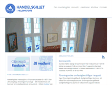 Tablet Screenshot of handelsgillet.fi